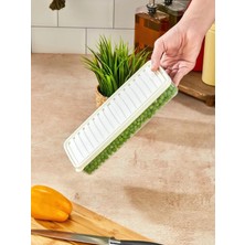 Vıtabox Buzdolabı ve Mikrodalga Saklama Kabı/organizeri 3 Adet (1x 2800ML- 2x 1000ML) (Beyaz)