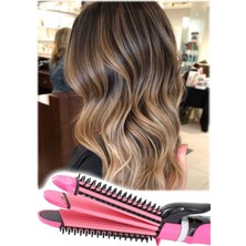 Serenity Haven Taşınabilir Çok Renkli Otomatik Saç Kıvırıcı, Dalgalı ve Düz Saç Modelleri Için