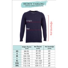 Deepsea Yarım Balıkçı Yaka Çizgili Örme Kazak 2100015