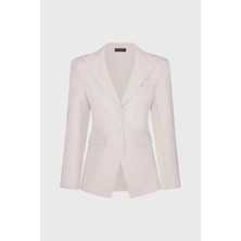 Şık Fitted Blazer | 94% Polyester - 6% Spandex, Ithal, Beden Seçenekleriyle 2023 Moda