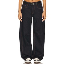 Renacida Koyu Mavi Jean - Kadınlar Için Rahat ve Şık Denim Pantolon