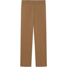 Le Pantalon Droit - Buz Kahverengi Yün Karışımlı Düz Pantolon