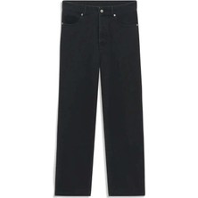 Şık ve Rahat Le Jean Noir Siyah Kot Pantolon - 100% Pamuklu, 5 Cepli
