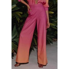 Şık ve Rahat Suela Pant - Tam Boy Geniş Paça Tasarım, Elastik Bel