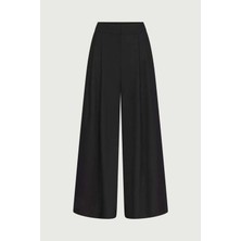 Şık ve Rahat Oversize Pantolon - %76 Polyester, %17 Rayon, %7 Spandex