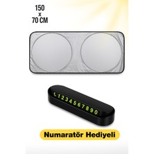 Dacıa Duster Comfort 1.5 Dcı 4x4 (110) Oto Ön Cam Güneşliği - Numaratör Hediyeli