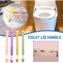 2'li Mantar Tasarımlı Pratik Klozet Kapağı Hijyenik Açma Kaldırma Aparatı Çocuk Klozet Kapağı Tutucu
