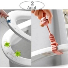 2 Adet Mantar Tasarımlı Klozet Kaldırma Aparatı Klozet Kapağı Tutacağı Hijyenik Kaldırma Kolu Aparat