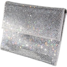 Zarf model ince. Gümüş abiye çanta. Taşlı abiye çanta. Kadın abiye çanta. Düğün el abiye çanta gümüş