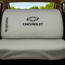 Açık Gri Penye Chevrolet Oto Koltuk Kılıfı – Ön ve Arka Koltuklara Uygun Servis Tipi Takım