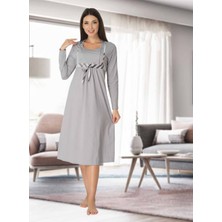 Dvina Effortt Lohusa Gecelik Gri - 8083