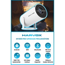 Taşınabilir Android Projeksiyon Cihazı, Wifi, Hdmı, USB Destekli, Yüksek Görüntü Kalitesi