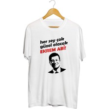 Karikatür Store Her Şey Çok Güzel Olacak Ekrem Abi Baskılı Kaliteli Tişört