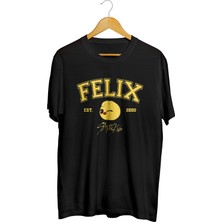 Karikatür Store Felix Cute Member Baskılı Kaliteli Unisex Tişört