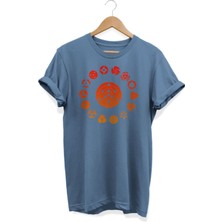 Karikatür Store Sharingan Naruto Anime Baskılı Oversize Tişört