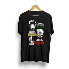 Karikatür Store Deku, Kachan, And Todoroki Anime Baskılı Tişört