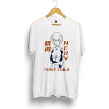 Karikatür Store Rei Ayanami Anime Baskılı Tişört