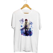 Karikatür Store Bungo Stray Dogs Sakunosuke Oda Baskılı Unisex Tişört