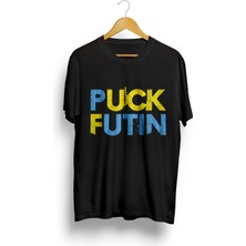 Karikatür Store Puck Futin F*ck Putin - Free Ukraine Baskılı Tişört