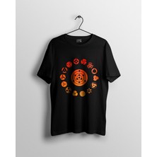 Karikatür Store Sharingan Naruto Baskılı Anime Tişört