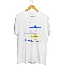 Karikatür Store Bayraktar Tb2 Baskılı Unisex Tişört