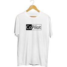 Karikatür Store Copilot Baskılı Unisex Tişört