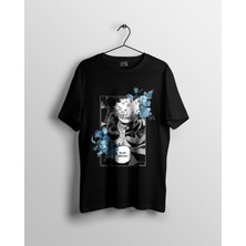 Karikatür Store Dabi Blue Flowers My Hero Anime Tişört