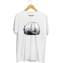 Karikatür Store Ken Kaneki Baskılı Unisex Tişört