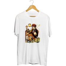 Karikatür Store Oda Sakunosuke Christmas Baskılı Unisex Tişört