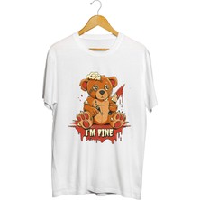 Karikatür Store Polo Bear Ayı Retro Baskılı Unisex Tişört