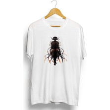 Karikatür Store Demon Anime On Demand Manga Iconography Baskılı Unisex Tişört