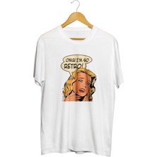 Karikatür Store Retro Baskılı Unisex Tişört