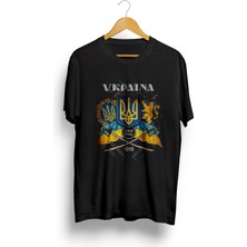 Karikatür Store Day Of Unity Of Ukraine Baskılı Tişört