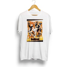 Karikatür Store Haikyu Karasuno Team Anime Baskılı Tişört