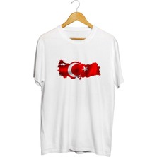 23 Nisan Türkiye Türk Bayrağı Baskılı Unisex Tişört