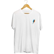 Karikatür Store Şimşek Baskılı Unisex Tişört