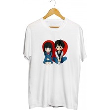 Kimi Ni Todoke Anime - Sawako Kuronuma Cute Anime Baskılı Unisex Tişört