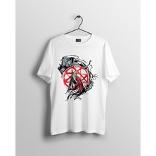 Karikatür Store Fullmetal Alchemist Circle Anime Tişört
