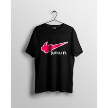 Karikatür Store Jutsu It Baskılı Anime Tişört