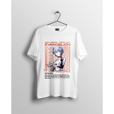 Karikatür Store Rei Ayanami Evangelion Aesthetic Anime Tişört