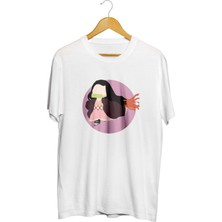 Karikatür Store Demon Slayer - Nezuko Anime Baskılı Unisex Tişört