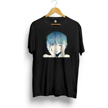 Karikatür Store Rei Ayanami Evangelion Anime Baskılı Tişört