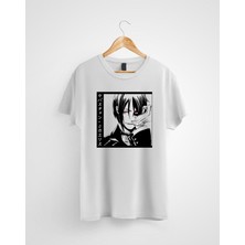 Karikatür Store Black Butler Sebastian Baskılı Anime Tişört