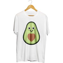 Karikatür Store Avocado Love Baskılı Tişört