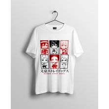 Karikatür Store Bungou Stray Dogs Kawai Anime Tişört