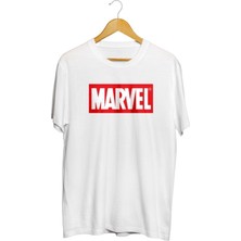 Karikatür Store Marvel Baskılı Unisex Tişört