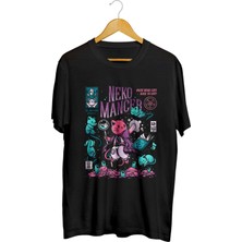 Karikatür Store Neko Mancer Raise Dead Cats Back To Life Anime Tişört