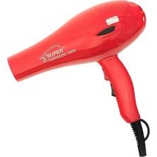 Kırmızı Süper Tornado 2400W Profesyonel Fön Makinesi