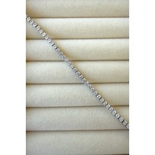 Jewels Of Hope Zirkon Taşlı Su Yolu Bileklik 20 cm 316L Paslanamaz Çelik Bileklik Kadın 