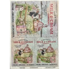 Lineart Pirinç Dekopaj Kağıdı Farm8